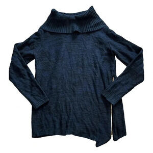 Emily Rose Navy Cowl Neck Sweater XL